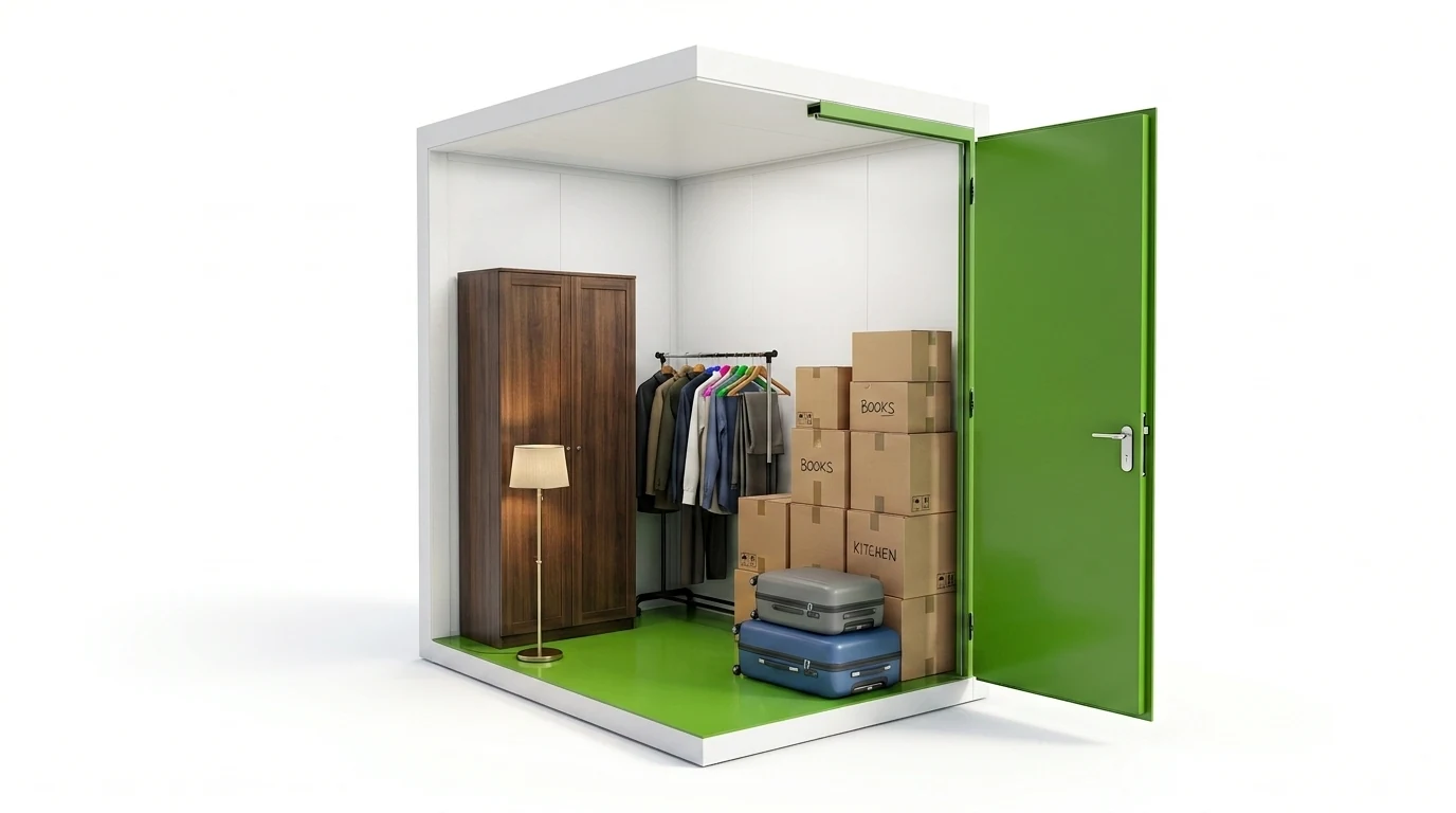 Indoor Large filled with realistic items